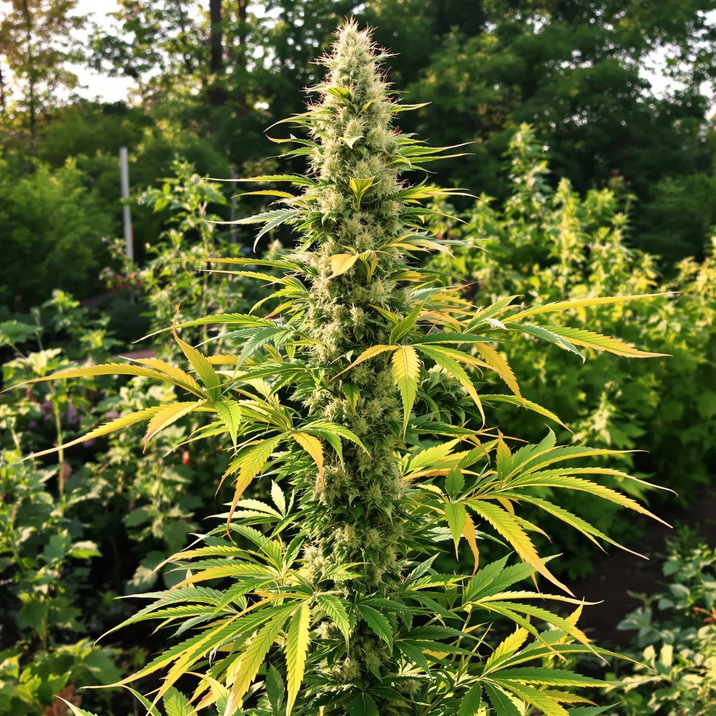 Cotton Candy Kush 50% indica / 50% sativa flower with visible trichomes