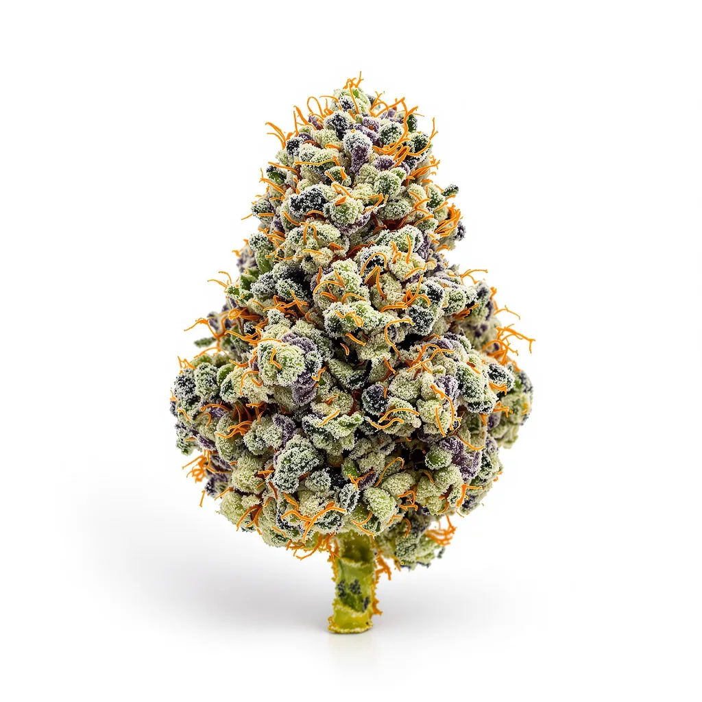 Couch Lock Mixpack 49% indica / 51% sativa flower with visible trichomes