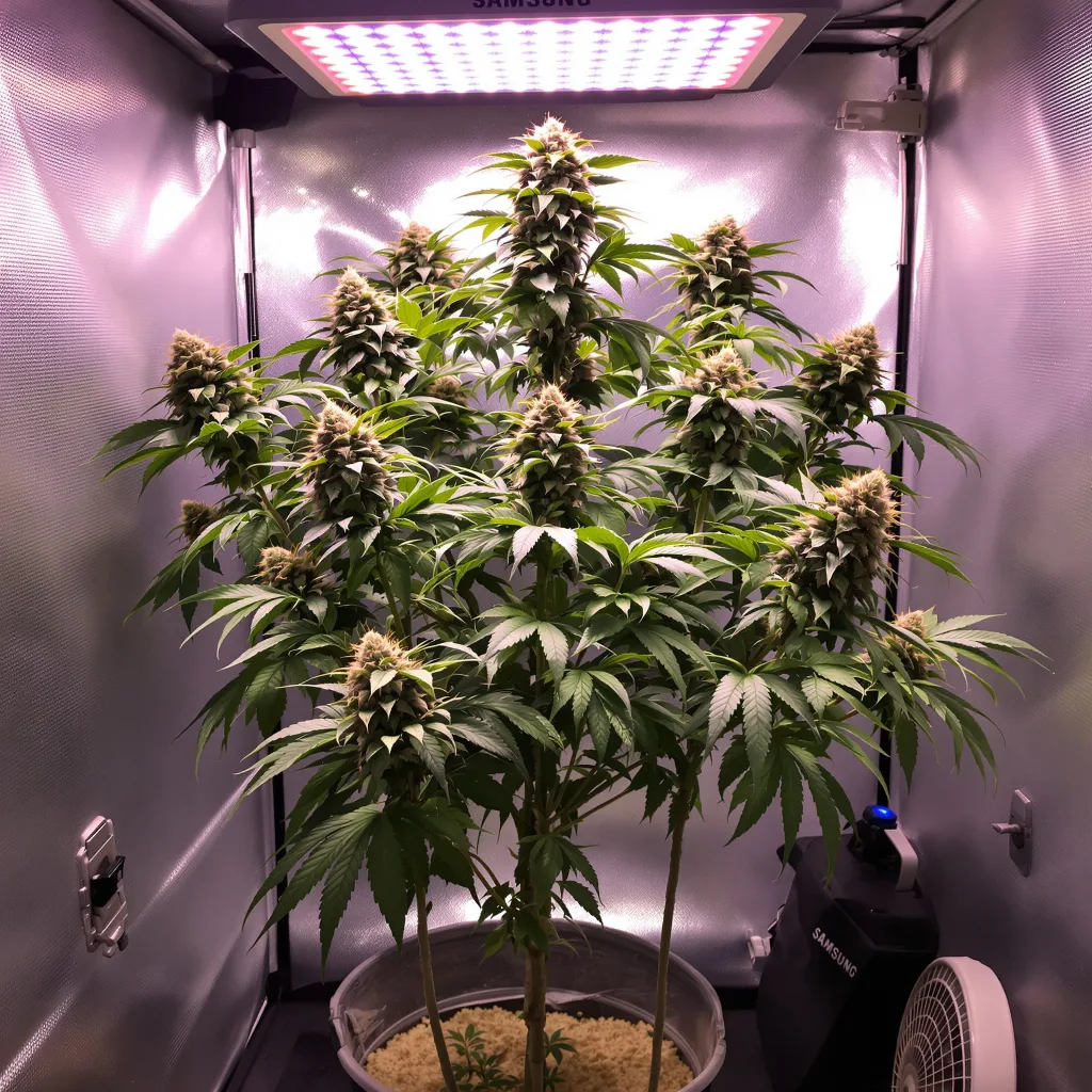Cowboy Kush cannabis plant in flowering stage — 90-130 cm feminised