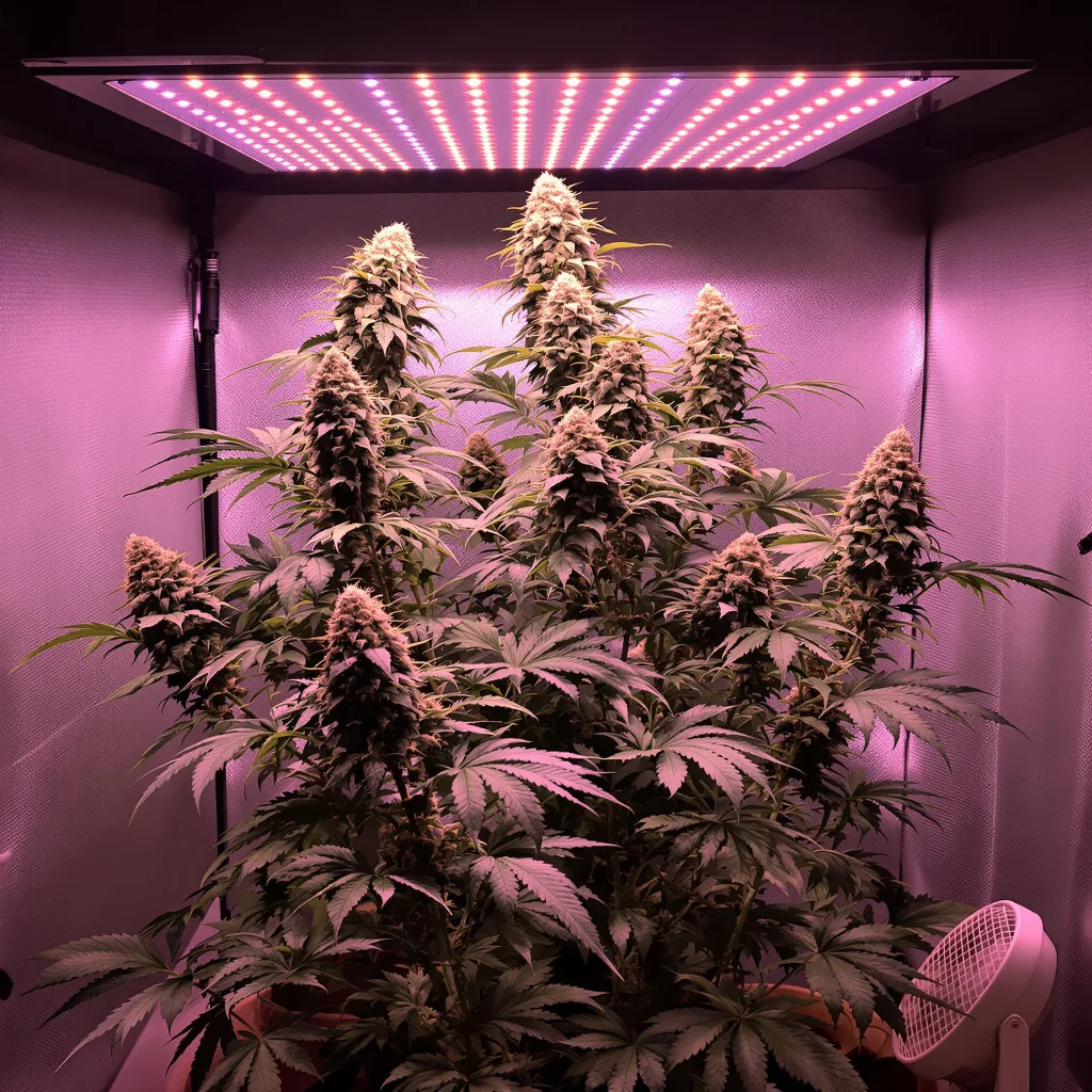 Critical 47 cannabis plant in flowering stage — 120-180 cm feminised
