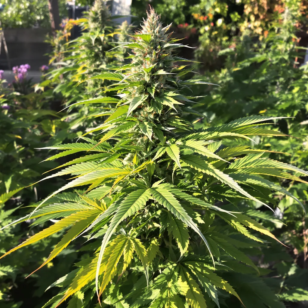 Critical Fast Bud 70% indica / 30% sativa flower with visible trichomes