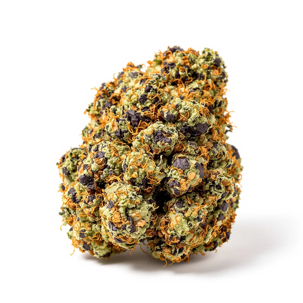 Critical Fast Bud 70% indica / 30% sativa flower with visible trichomes