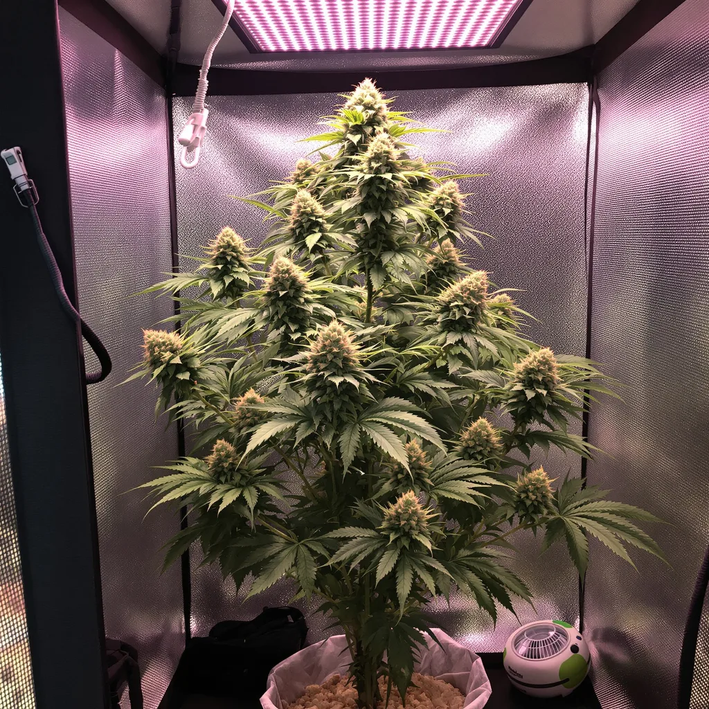 Critical Jack cannabis plant in flowering stage — 60-100 cm autoflower