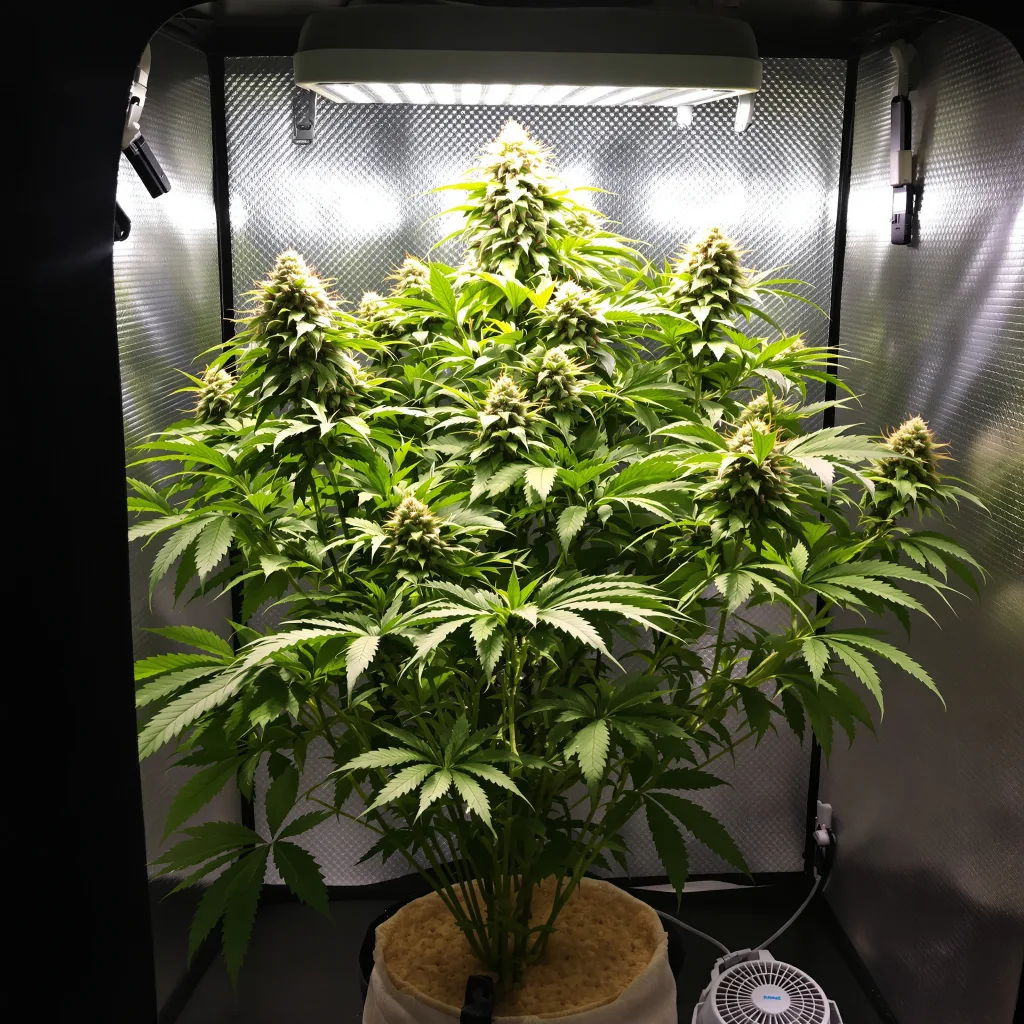 Critical Kush cannabis plant in flowering stage — 100-110 cm feminised