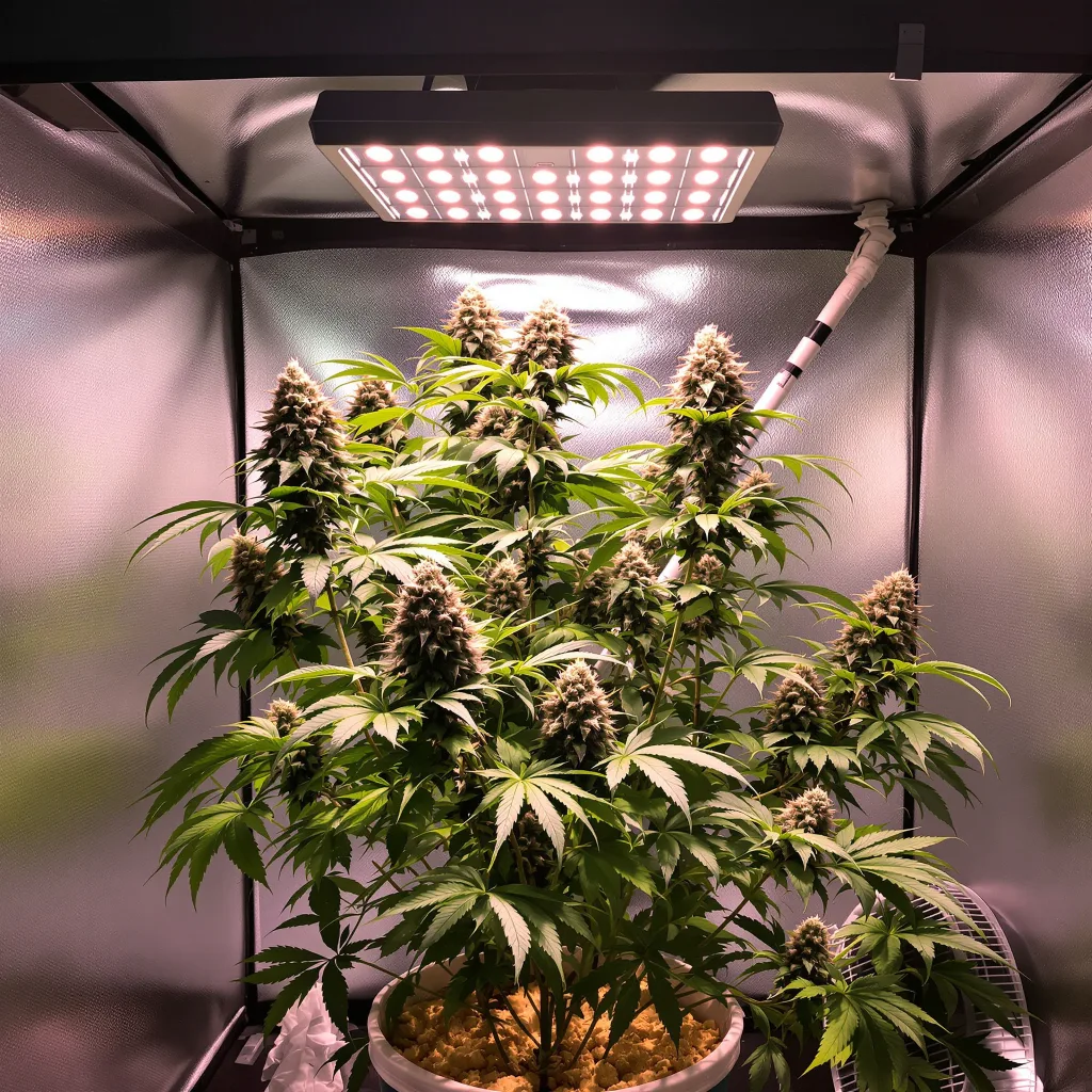 Critical Skunk cannabis plant in flowering stage — 90-130 cm feminised