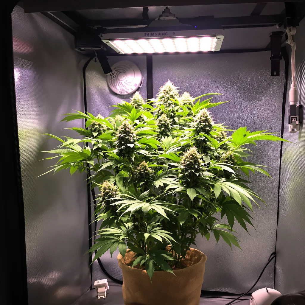 Crosswalker cannabis plant in flowering stage — 90-130 cm feminised