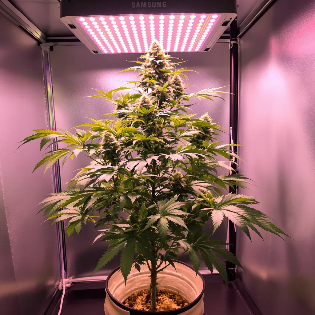 Crown Royale cannabis plant in flowering stage — 60-100 cm autoflower