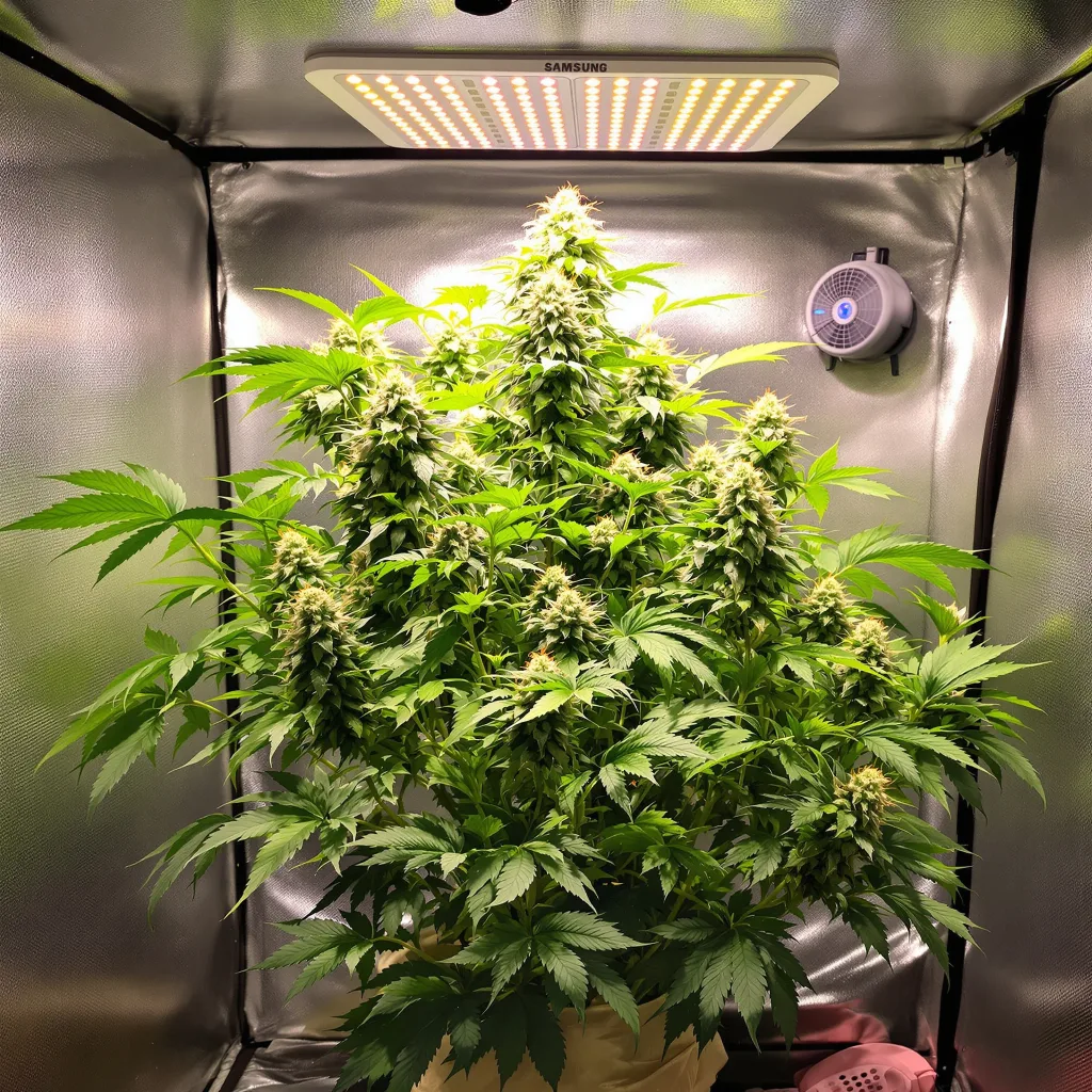Dance World CBD cannabis plant in flowering stage — 60-90 cm (60 - 90 cm) feminised
