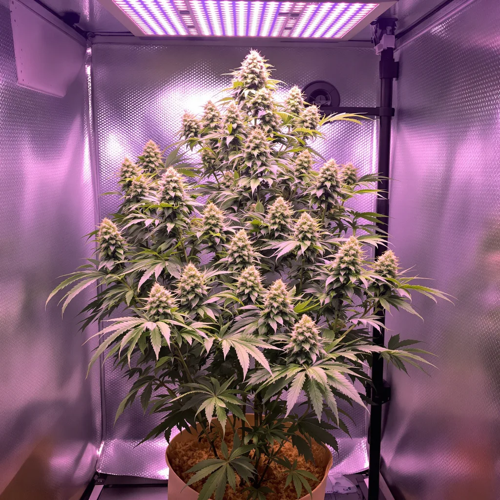 Dank Sinatra cannabis plant in flowering stage — 60-100 cm autoflower