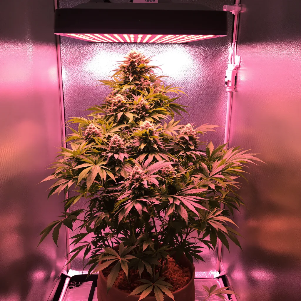 Danky Doodle cannabis plant in flowering stage — 90-130 cm feminised