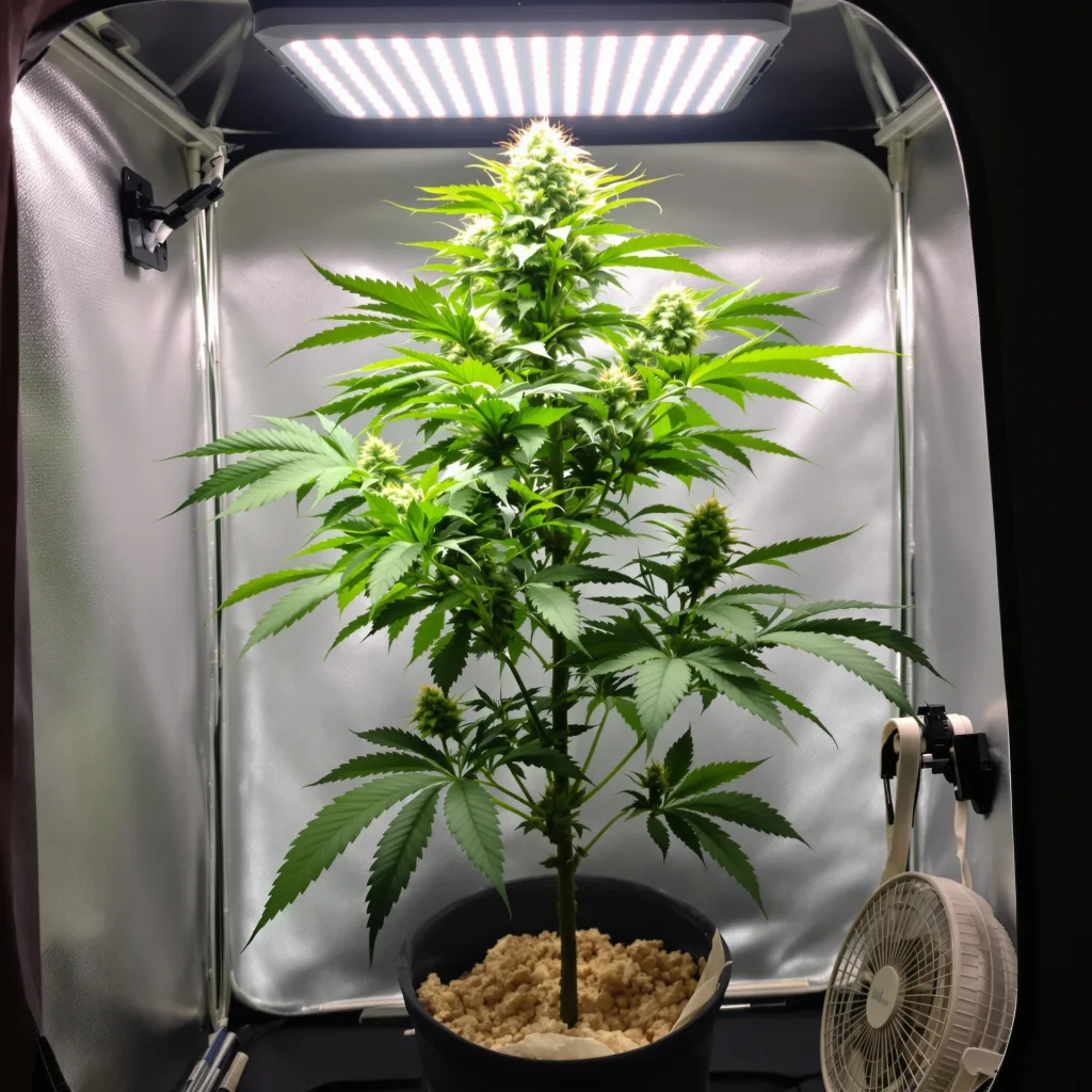 Dark Side of the Moon cannabis plant in flowering stage — 90-130 cm feminised