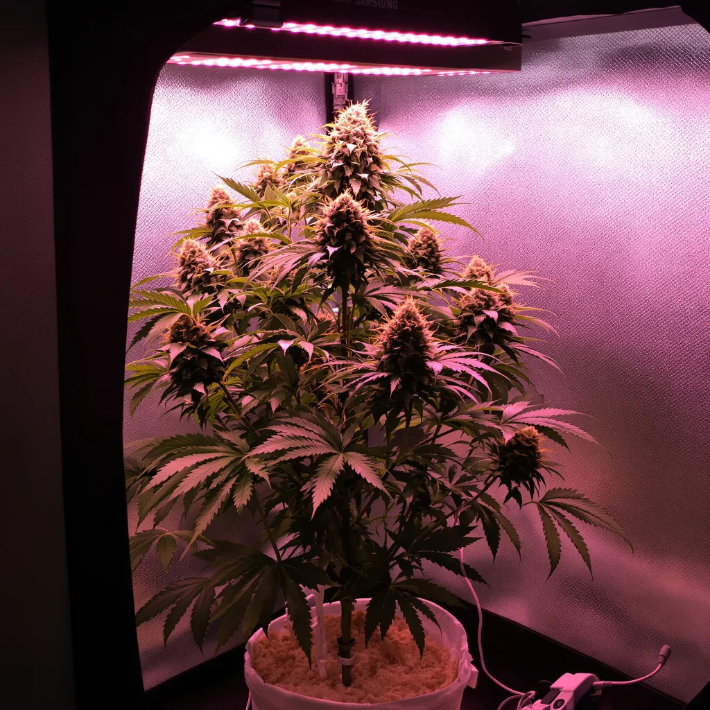 Deadwood cannabis plant in flowering stage — 60-100 cm autoflower