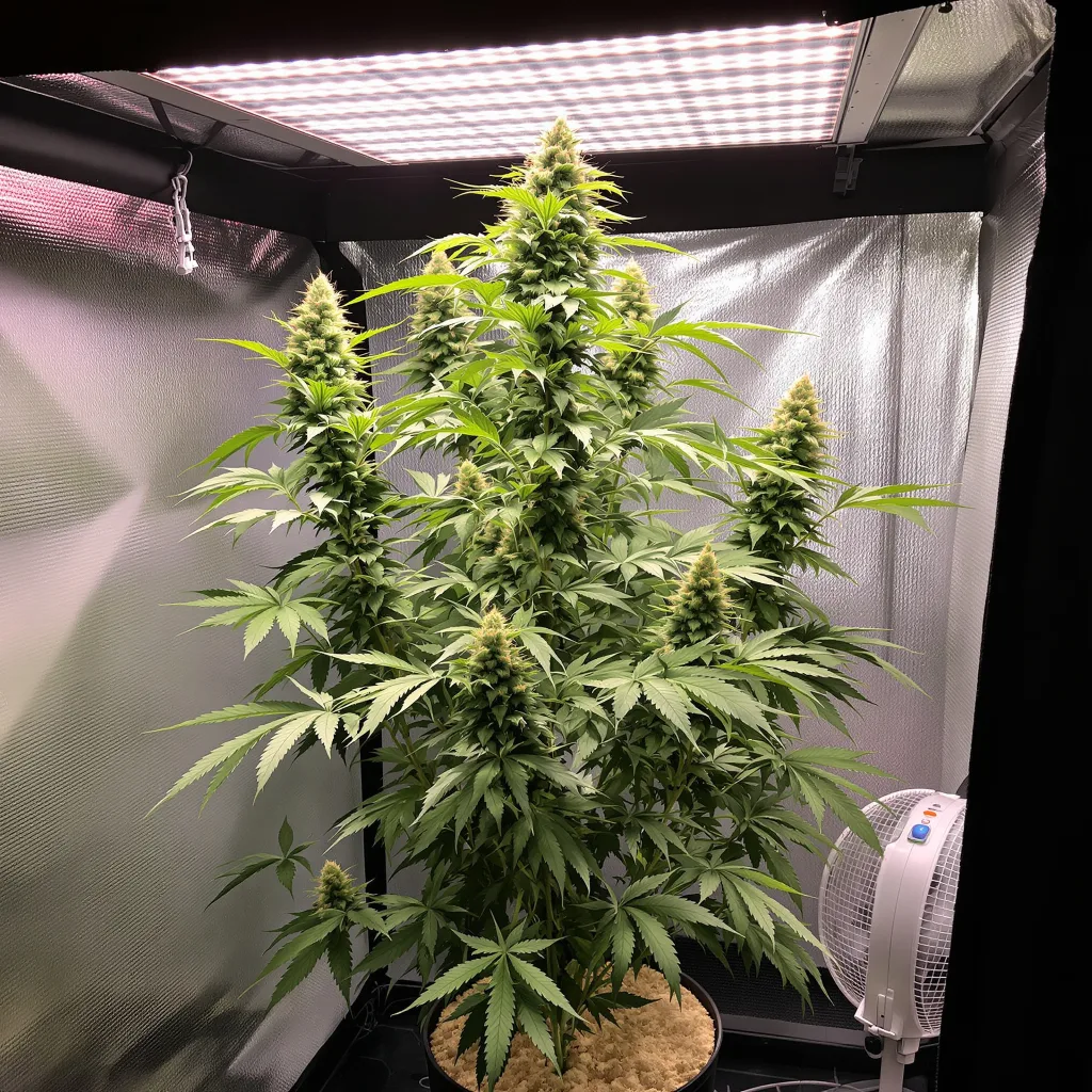 Dirty Girl cannabis plant in flowering stage — 150-200 cm feminised