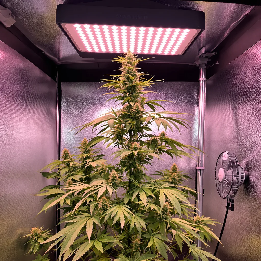 Dizzy OG cannabis plant in flowering stage — 60-100 cm autoflower