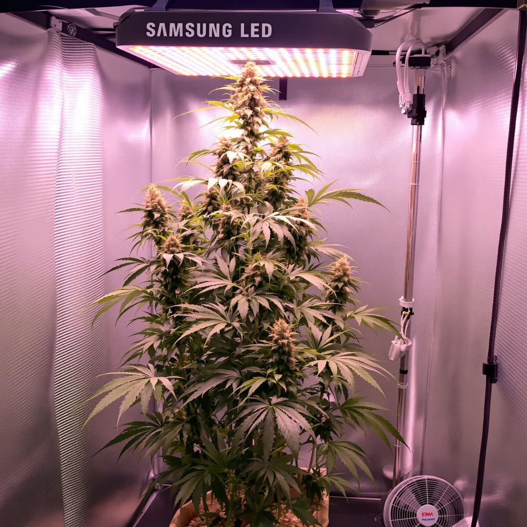 Dizzy OG cannabis plant in flowering stage — 150-200 cm feminised