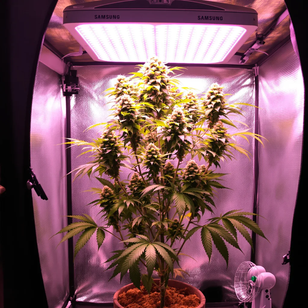Do-Si-Dos cannabis plant in flowering stage — 140 cm feminised