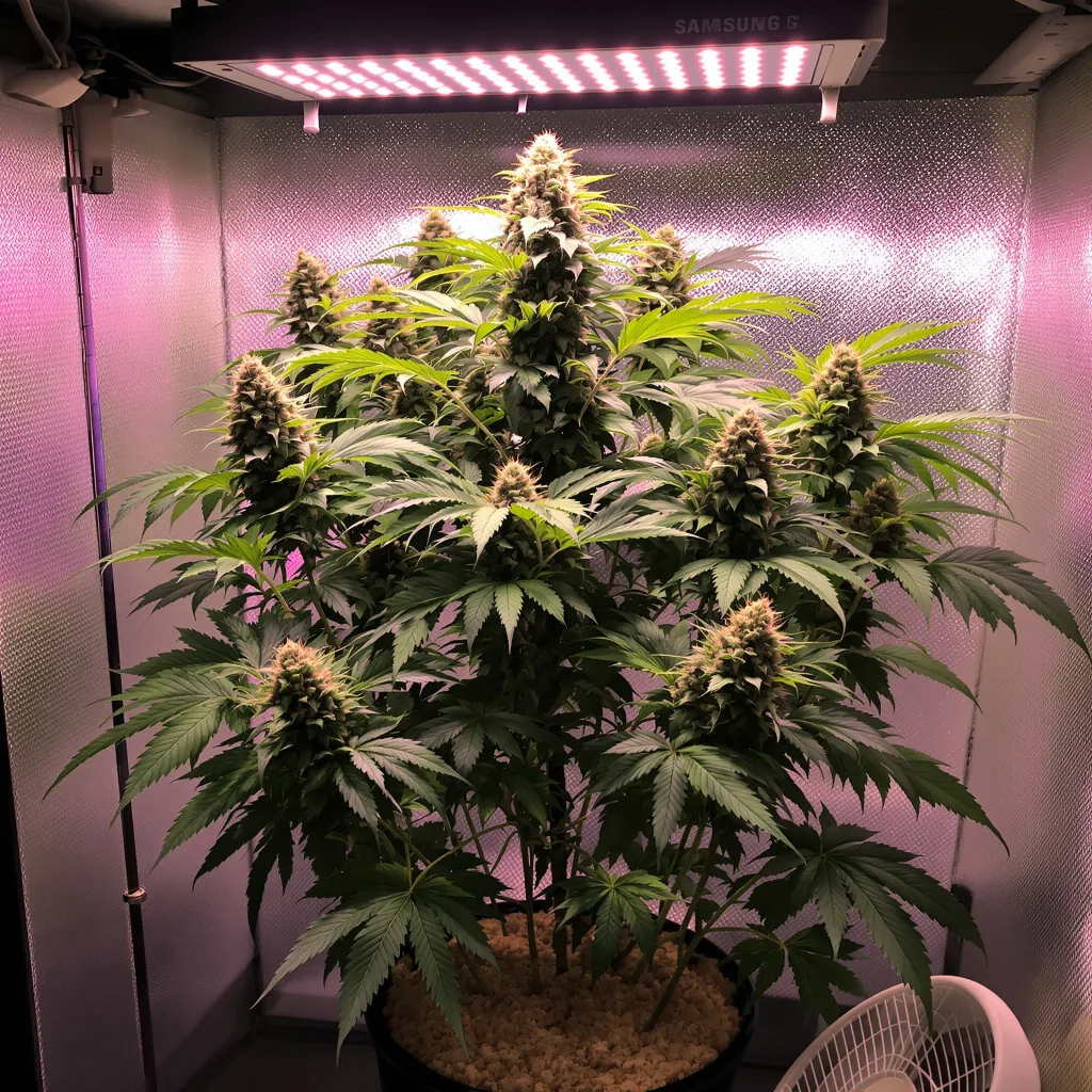 Dosi Punch cannabis plant in flowering stage — 152-244 cm feminised