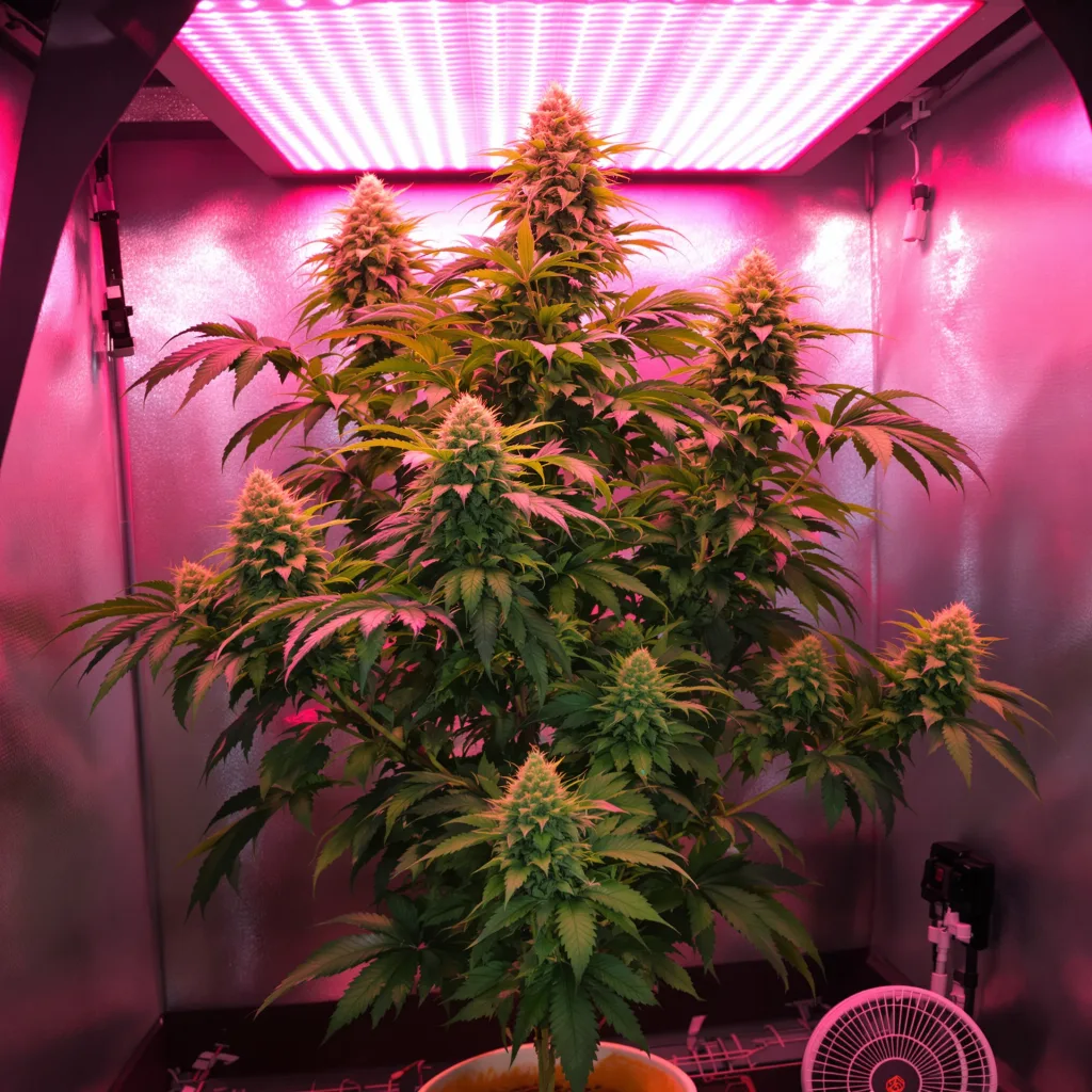 Double Bubble cannabis plant in flowering stage — 120-180 cm feminised