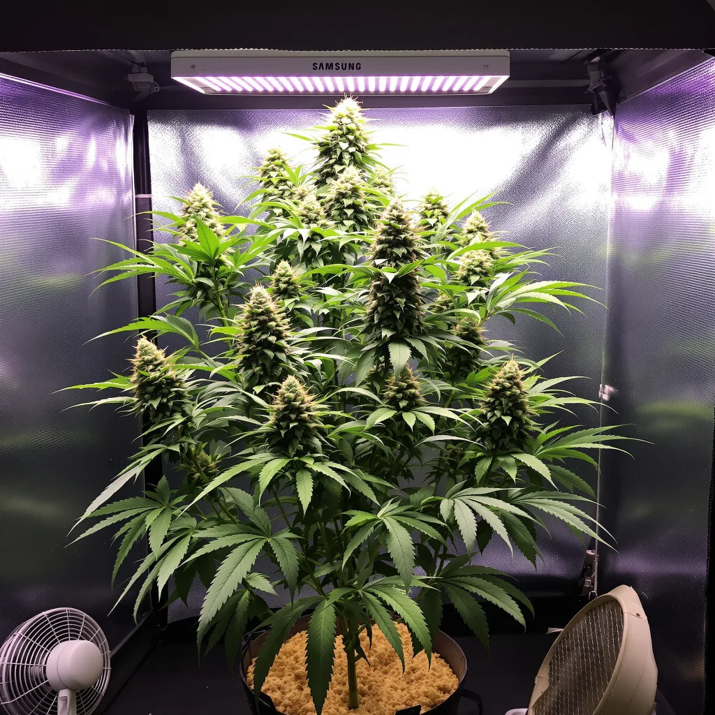 Dr. Who cannabis plant in flowering stage — 60-100 cm autoflower