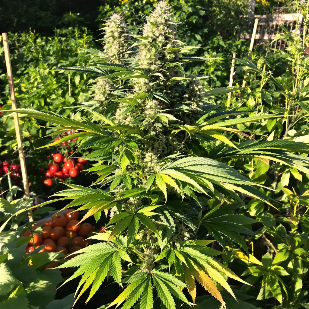 Dream Berry 78% indica / 22% sativa flower with visible trichomes
