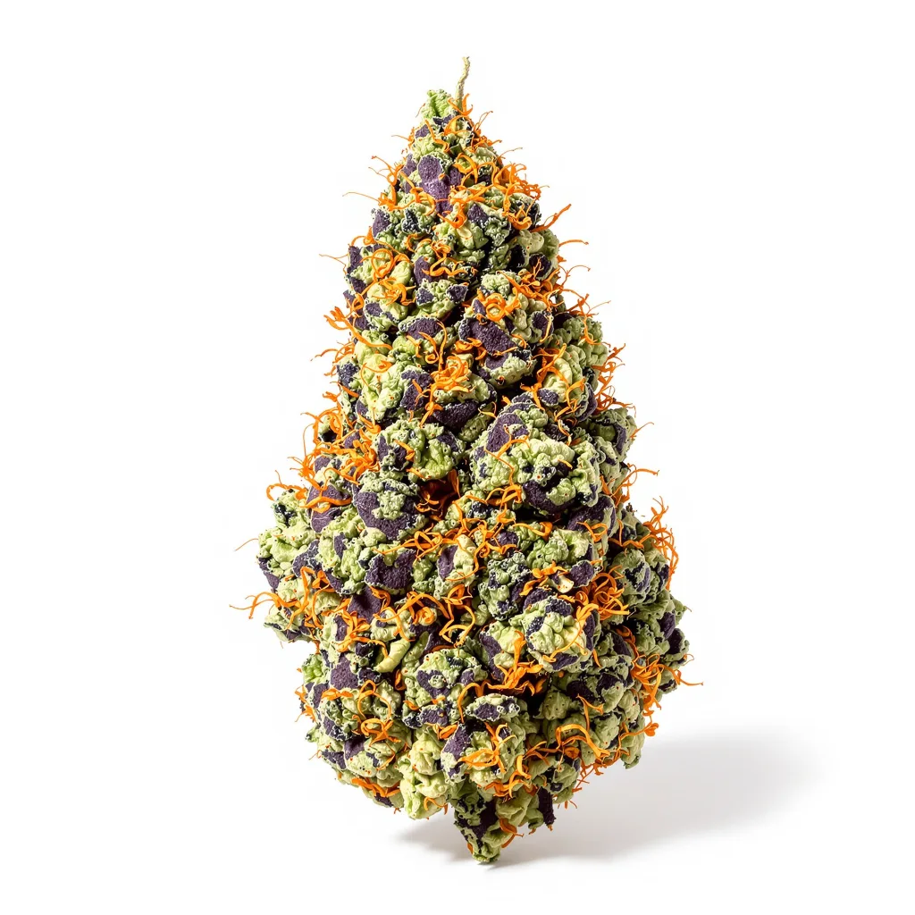 Dream Berry 78% indica / 22% sativa flower with visible trichomes