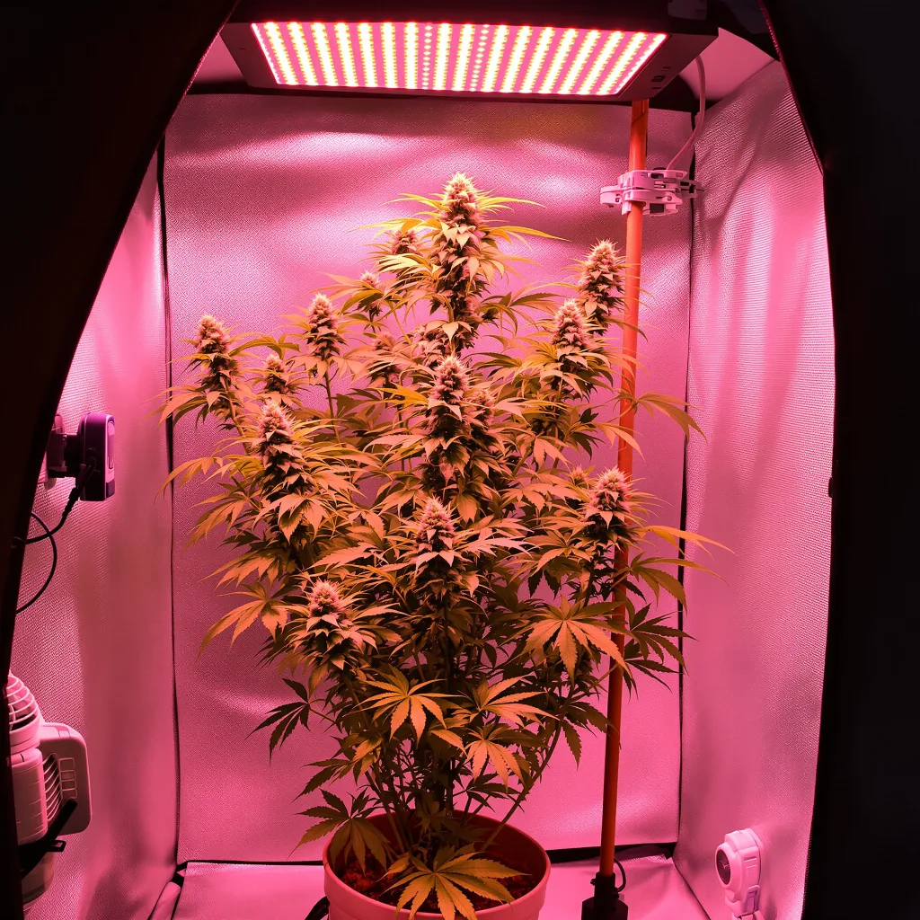 Dutch Dragon cannabis plant in flowering stage — >120 cm feminised