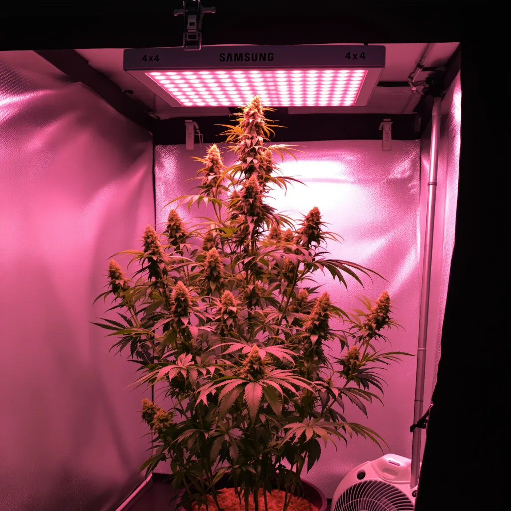 Dutch Hawaiian cannabis plant in flowering stage — 91-122 cm feminised