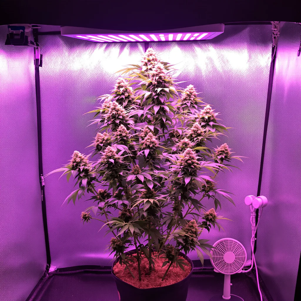 Dutchberry cannabis plant in flowering stage — 120-180 cm feminised