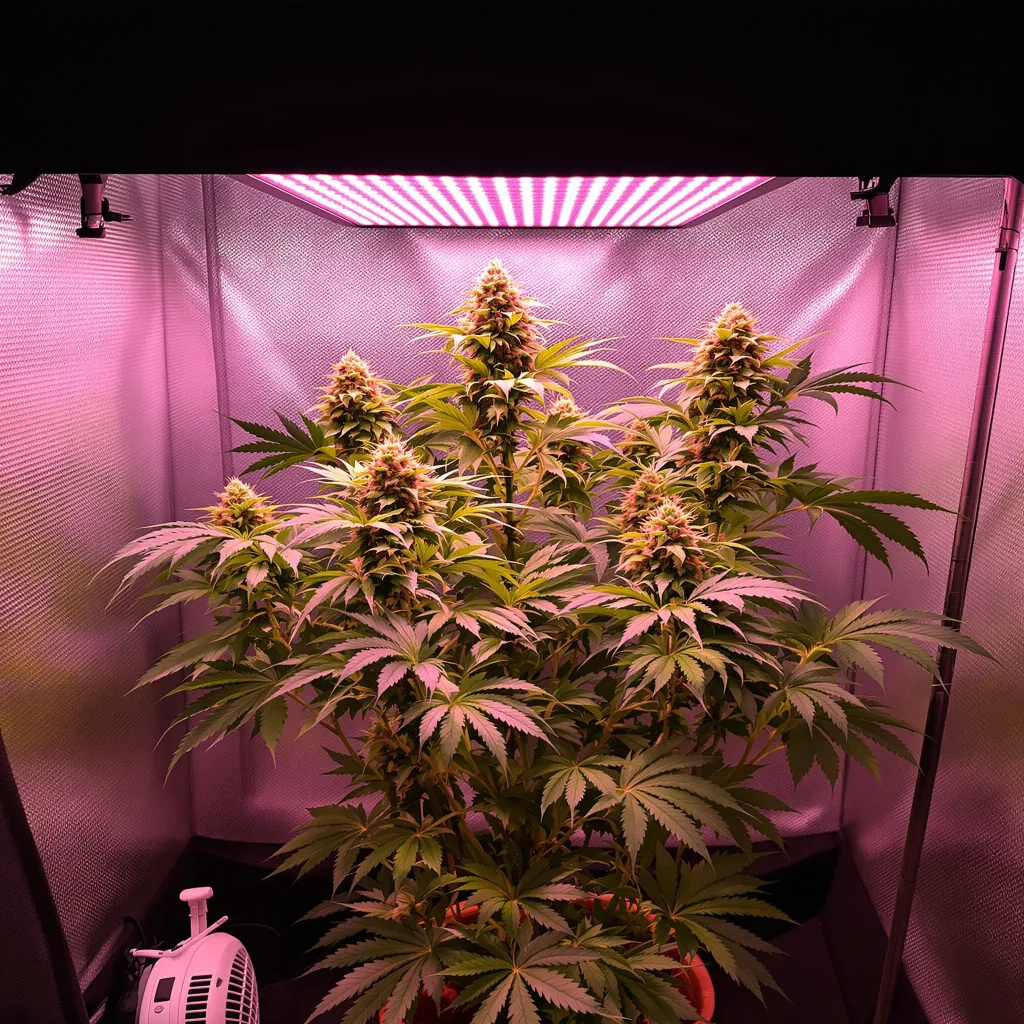Dynamite cannabis plant in flowering stage — 90-130 cm feminised