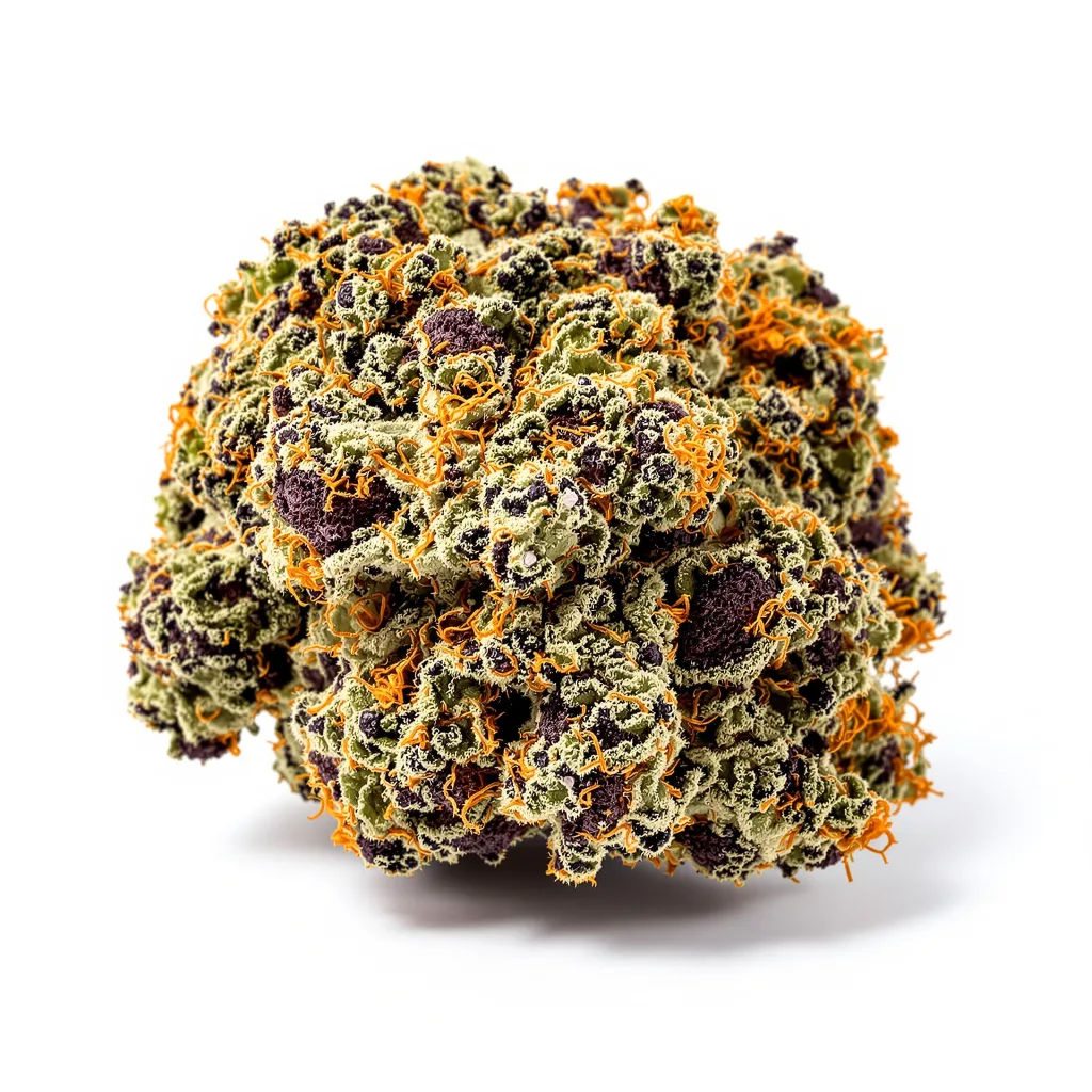 Early Girl 81% indica / 19% sativa flower with visible trichomes