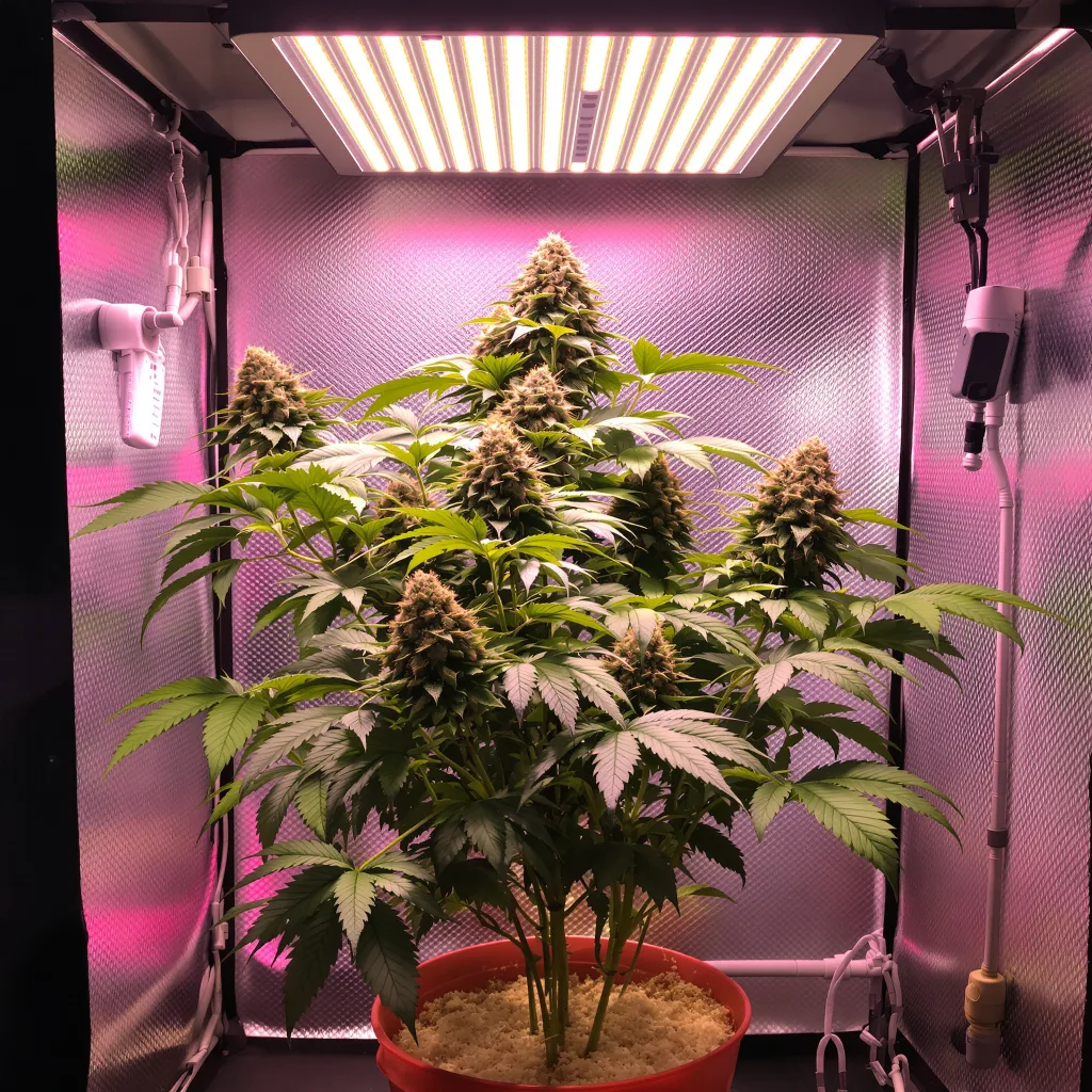 Early Skunk cannabis plant in flowering stage — over 2 m feminised