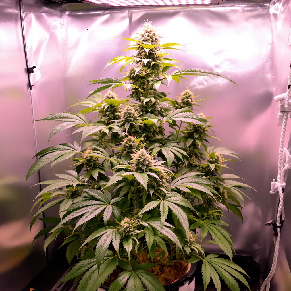 El Chapo OG cannabis plant in flowering stage — 60-100 cm autoflower