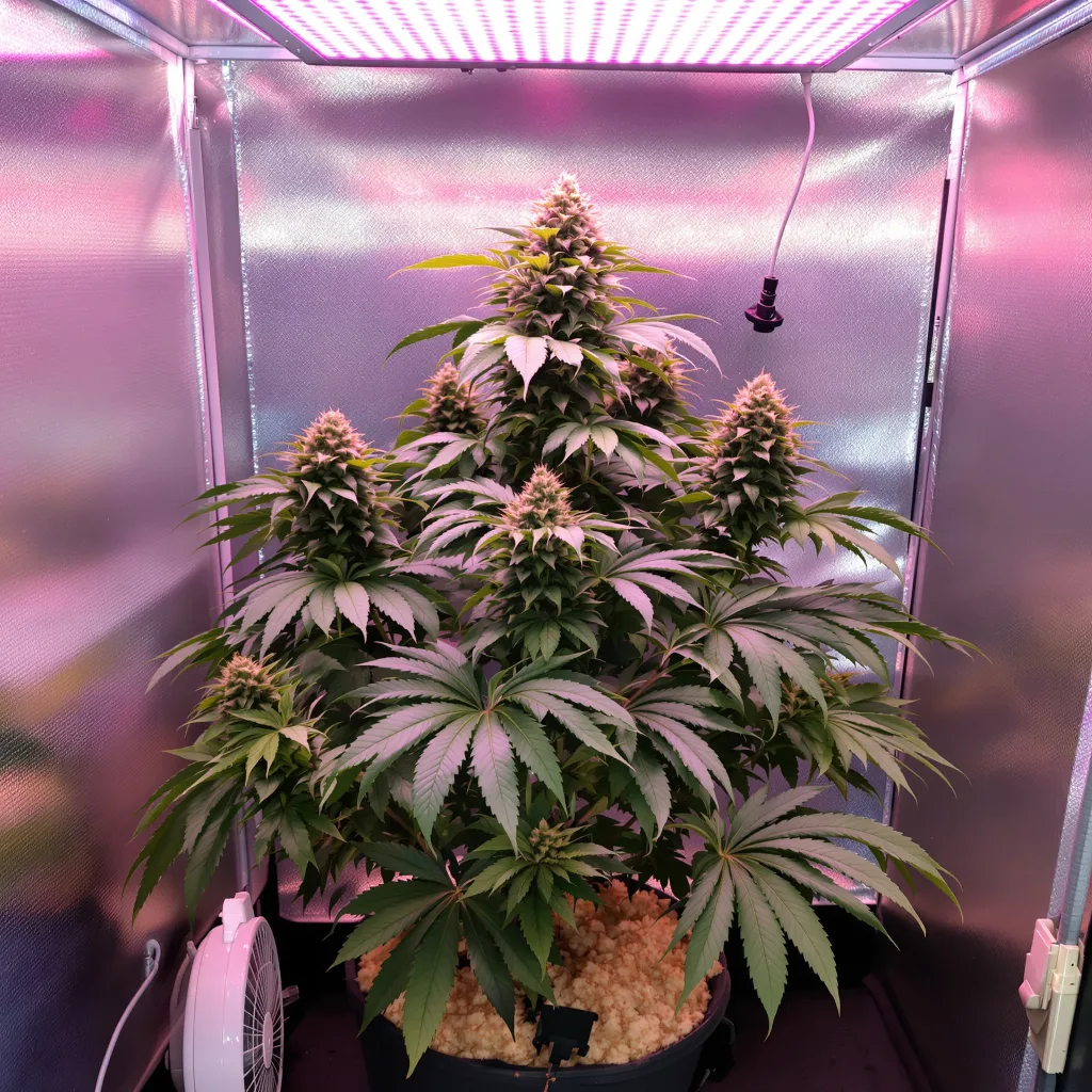 El Perro cannabis plant in flowering stage — 90-130 cm feminised