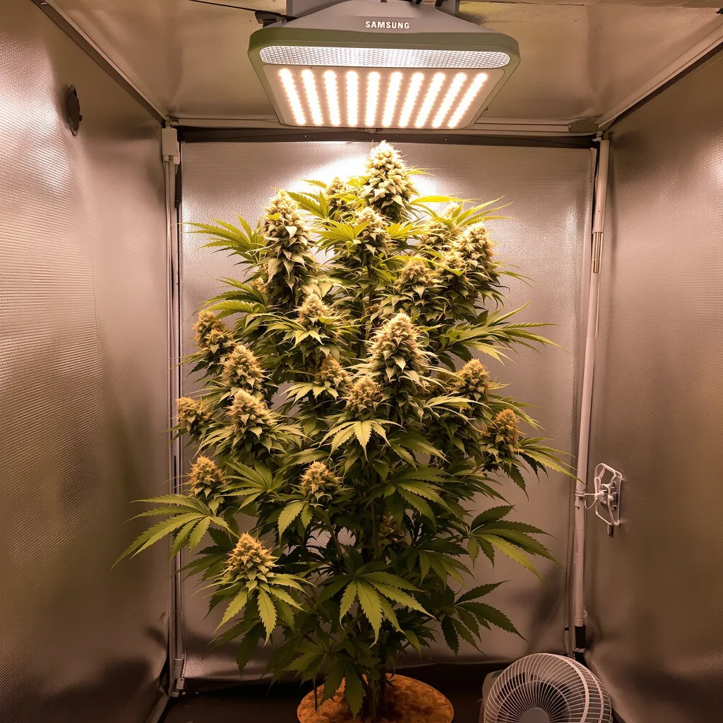 Envy cannabis plant in flowering stage — 120-180 cm feminised