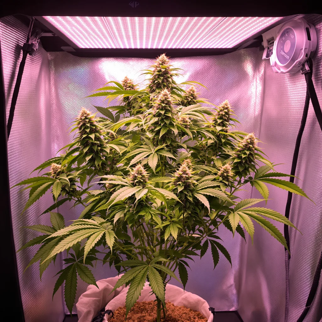 Eran Almog cannabis plant in flowering stage — 90-130 cm feminised