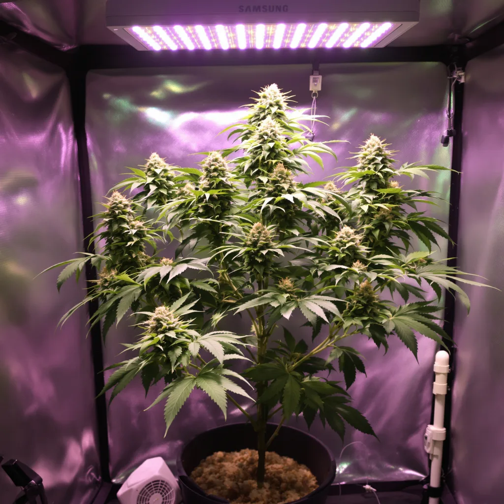 Euphoria Cookies cannabis plant in flowering stage — 120-180 cm feminised