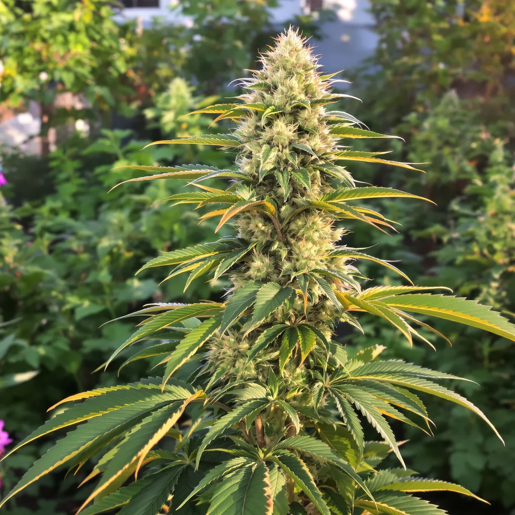 Euphoria Cookies 38% indica / 62% sativa flower with visible trichomes