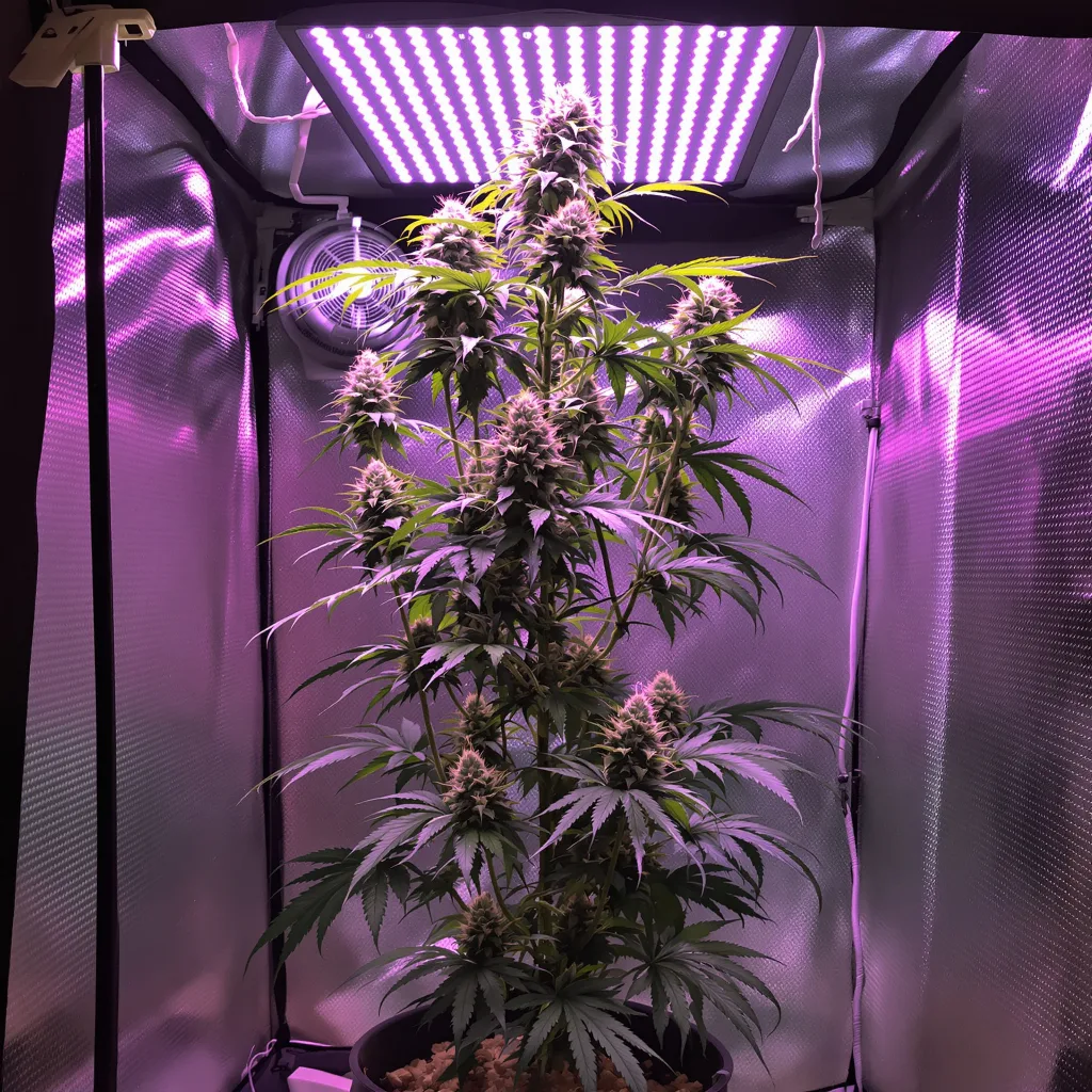 Fat Nelson cannabis plant in flowering stage — 150-200 cm feminised