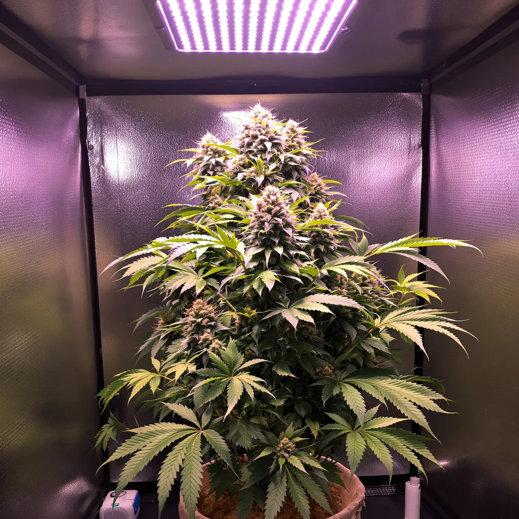 Fat Purple cannabis plant in flowering stage — 90-130 cm feminised