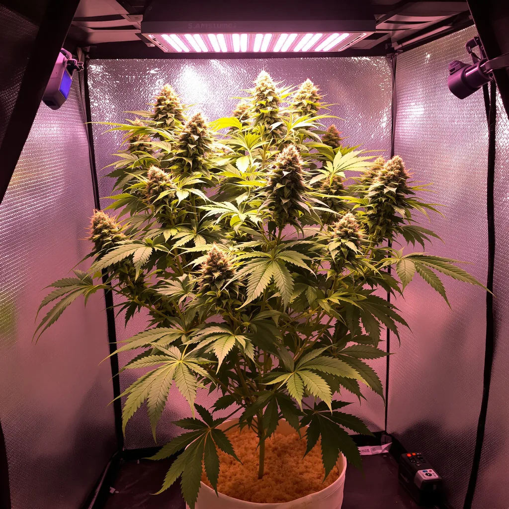 Faygo Red Pop cannabis plant in flowering stage — 120-180 cm feminised