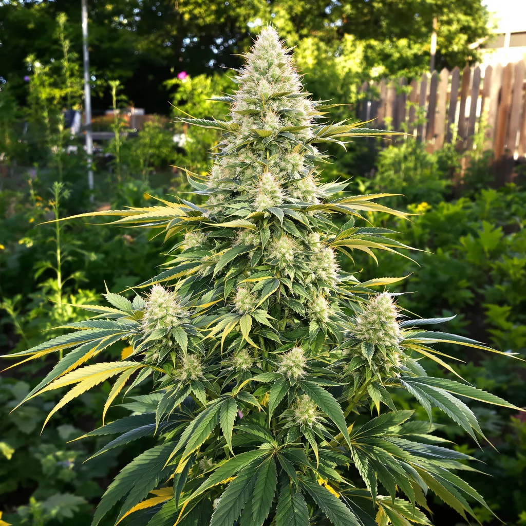 Faygo Red Pop 40% indica / 60% sativa flower with visible trichomes
