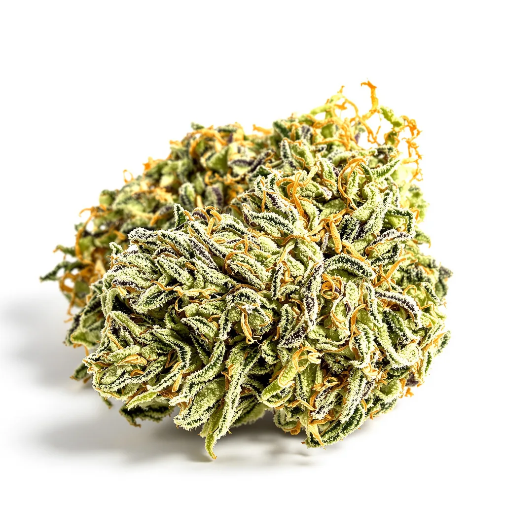 Faygo Red Pop 40% indica / 60% sativa flower with visible trichomes