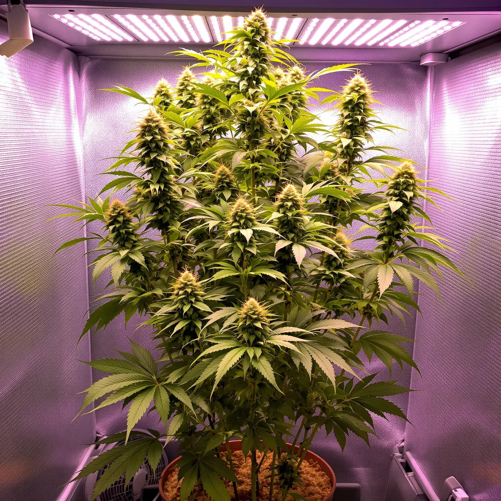 Flo cannabis plant in flowering stage — 150-200 cm feminised