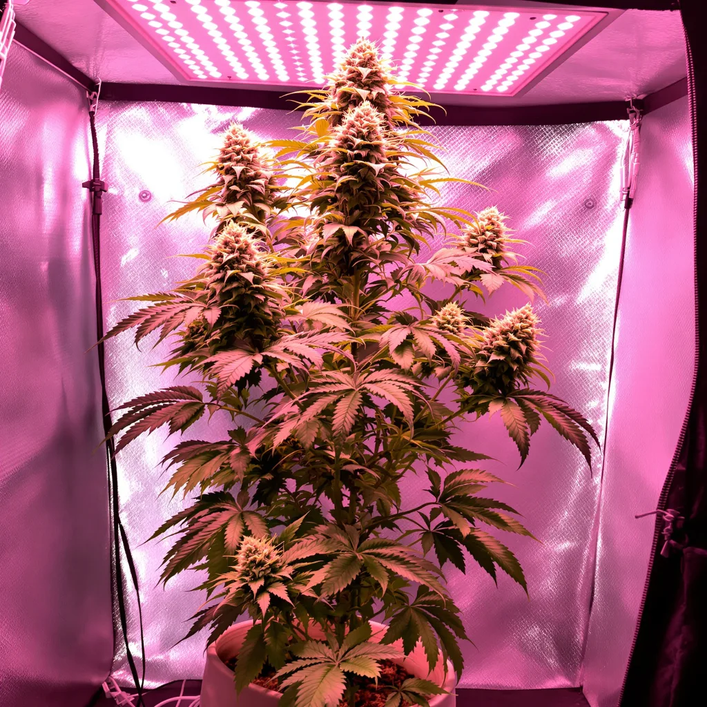 Four Star General cannabis plant in flowering stage — 120-180 cm feminised
