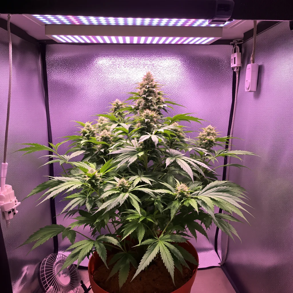 FPOG cannabis plant in flowering stage — 90-130 cm feminised