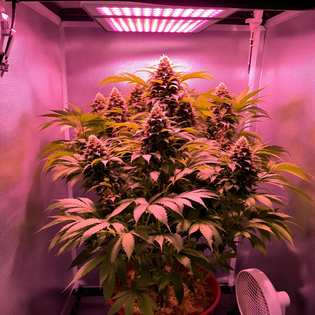 Freezeland cannabis plant in flowering stage — 100-120 cm feminised
