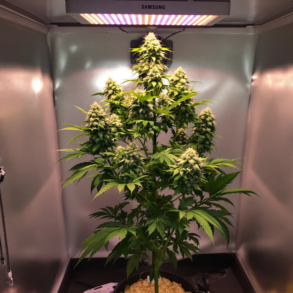 Fresh Powder cannabis plant in flowering stage — 152-244 cm feminised