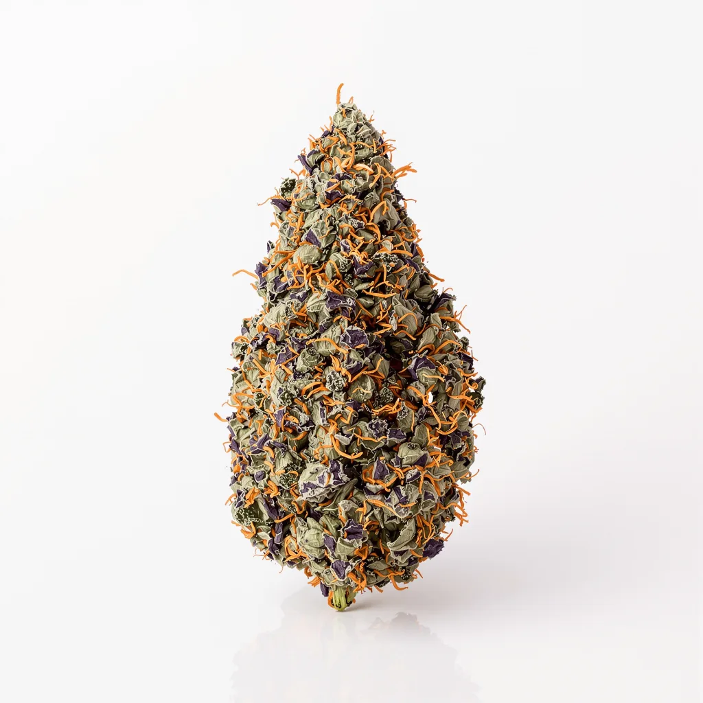 Frida 83% indica / 17% sativa flower with visible trichomes