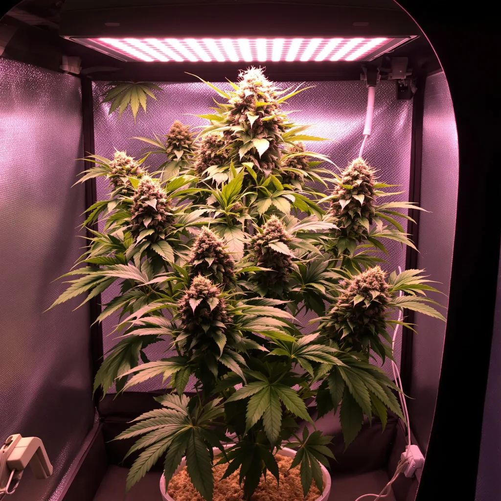Fruity Chronic Juice cannabis plant in flowering stage — 90-130 cm feminised