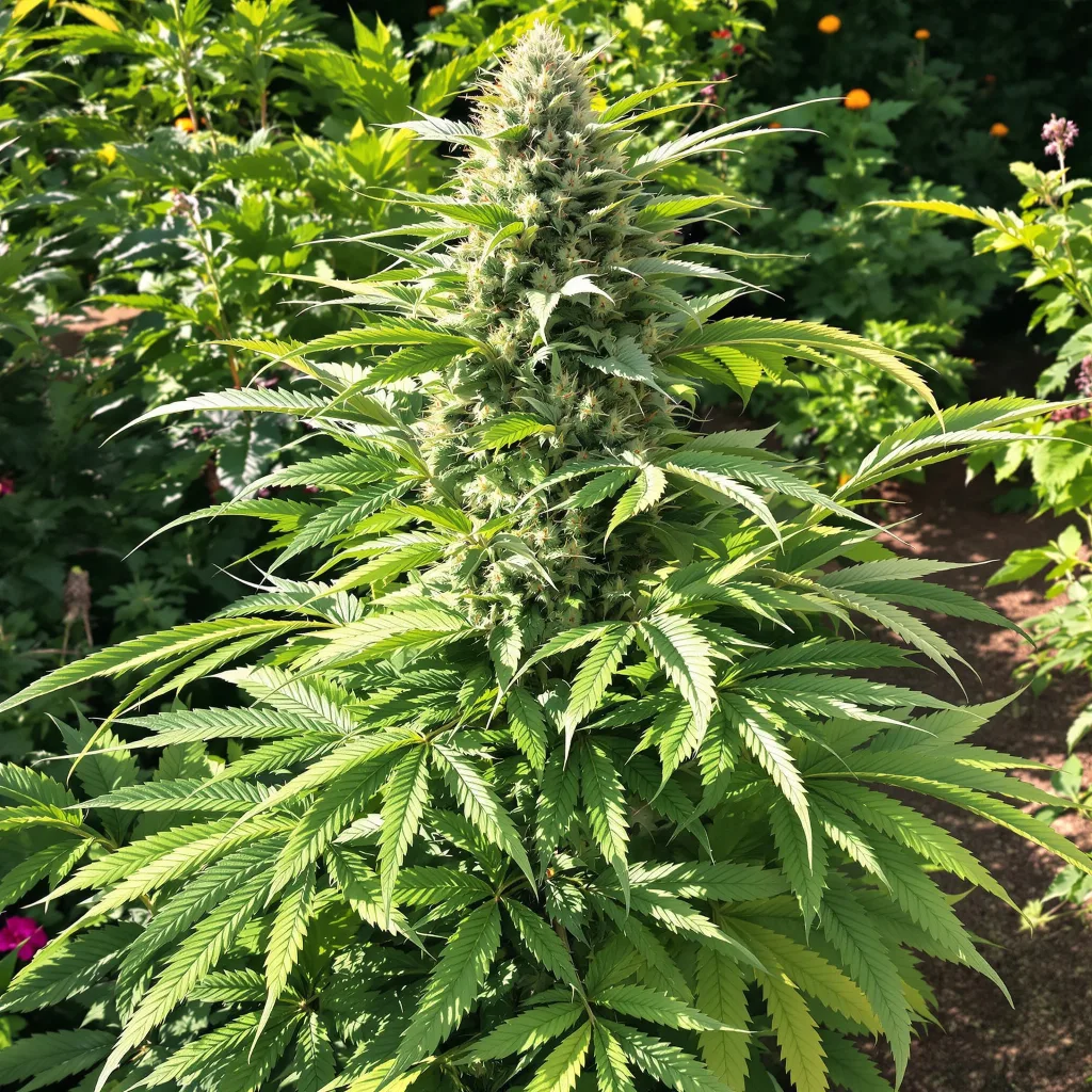 Fruity Chronic Juice 88% indica / 12% sativa flower with visible trichomes